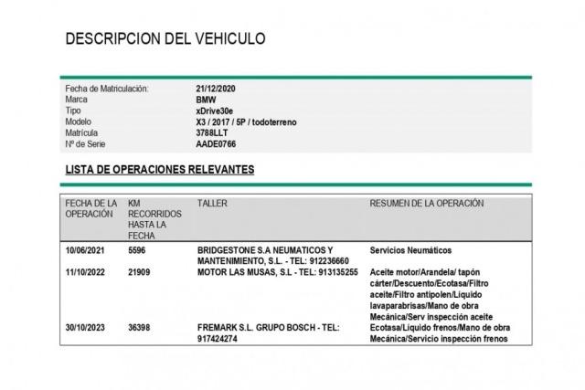 BMW X3 X-Drive 30E 292cv Auto 5P