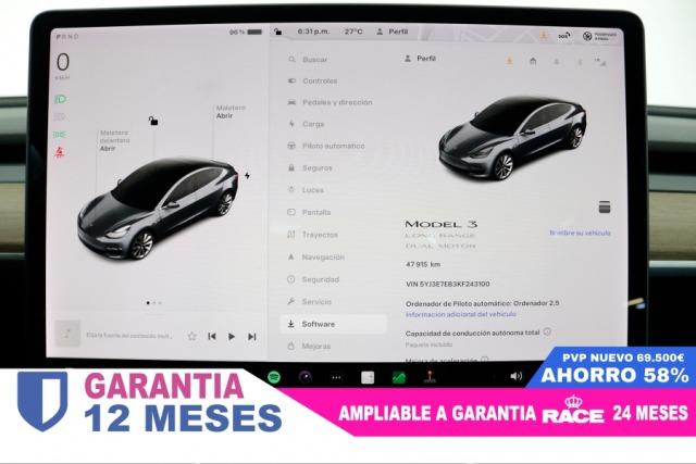 Tesla Model 3 Electrico Long Range AWD 476cv Auto 4P