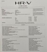 Honda Hr-v 1.5 i-MMD 4x2 Advance