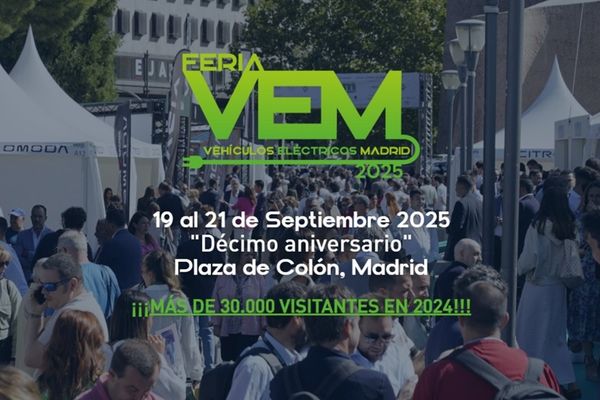 Madrid acoge VEM2025, la feria del vehículo eléctrico, del 19 al 21 de septiembre con pruebas de coches y las últimas novedades del sector