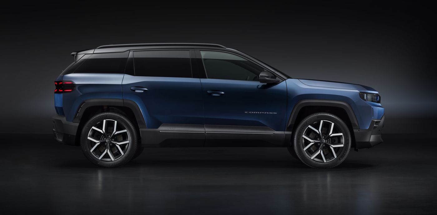 Así es el nuevo Compass de Jeep, mejor diseño, más versatilidad y versiones híbrida, híbrida enchufable y eléctrica 100%