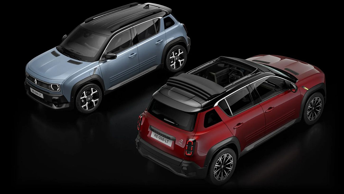 Renault 4 E-Tech Eléctrico “Plein Sud®”: el icono francés se reinventa con un techo de lona eléctrico para disfrutar del aire libre